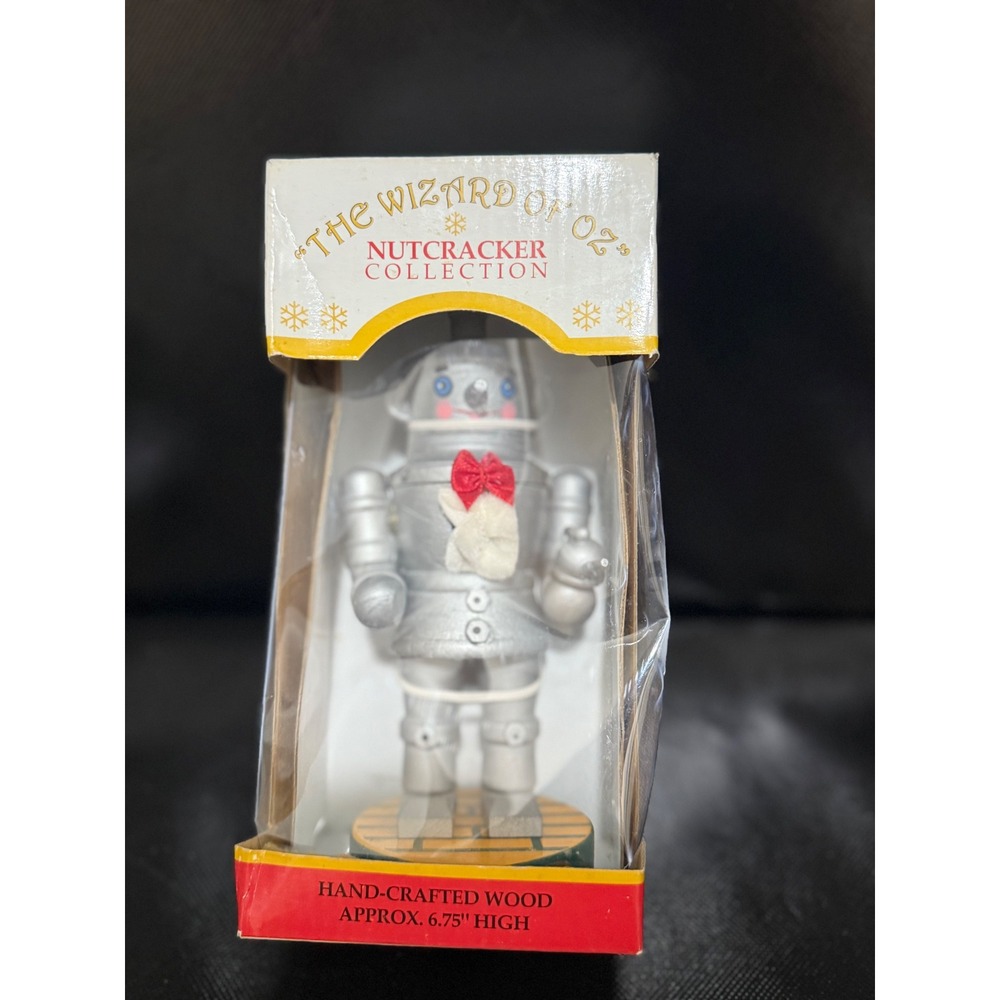 Wizard of Oz Nutcracker Collection Tin Man Hand Crafted Wood 675 Inch